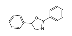 2,5-diphenyl-4,5-dihydro-1,3-oxazole结构式