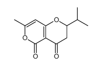 2-isopropyl-7-methyl-2,3-dihydro-pyrano[4,3-b]pyran-4,5-dione Structure