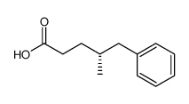 (R)-4-Methyl-5-phenylvaleric acid structure