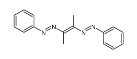2,3-bis-phenylazo-but-2-ene结构式