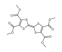 2,3,6,7-tetramethoxycarbonyl-tetrathiafulvalene Structure