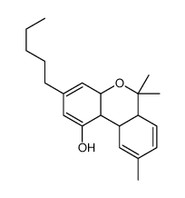 6,6,9-trimethyl-3-pentyl-4a,6a,10a,10b-tetrahydrobenzo[c]chromen-1-ol Structure