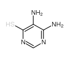 4,5-二氨基-6-巯基嘧啶结构式