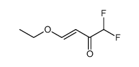 3-Buten-2-one,4-ethoxy-1,1-difluoro-,(3E)- Structure