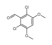 2,6-二氯-3,5-二甲氧基苯甲醛结构式