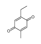 2-ethyl-5-methylcyclohexa-2,5-diene-1,4-dione结构式