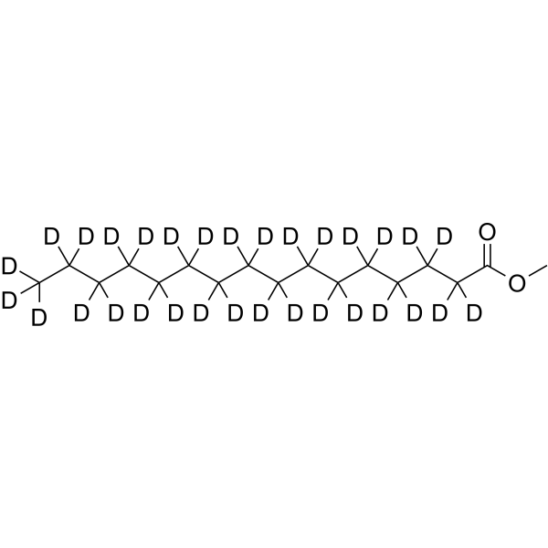 Methyl (2H31)hexadecanoate Structure