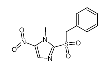 2-benzylsulphonyl-1-methyl-5-nitroimidazole Structure