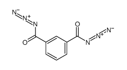 1,3-Benzenedicarboxylic acid diazide Structure
