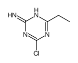 4-chloro-6-ethyl-1,3,5-triazin-2-amine Structure