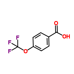 4-(三氟甲氧基)苯甲酸结构式