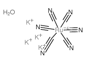 六氰基钌(II)酸钾 水合物结构式