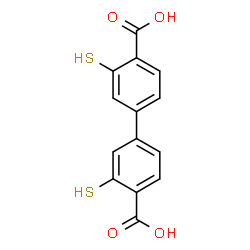 3,3'-Dimercapto-[1,1'-Biphenyl]-4,4'-Dicarboxylic Acid Structure
