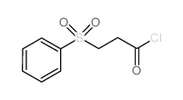 3-(Phenylsulfonyl)propanoyl chloride Structure