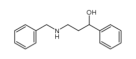 3-(Benzylamino)-1-phenyl-1-propanol Structure