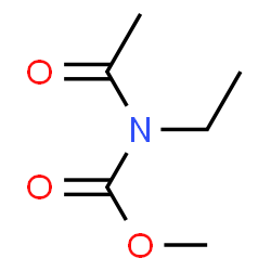 Carbamic acid, acetylethyl-, methyl ester (9CI) Structure