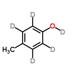 4-Methyl(O-2H5)phenol Structure