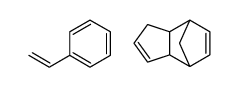 4,7-Methano-1H-indene, 3a,4,7,7a-tetrahydro-, polymer with ethenylbenzene Structure
