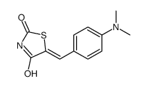 5-[[4-(二甲基氨基)苯基]亚甲基]-2,4-噻唑烷二酮结构式