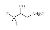 3-氨基-1,1,1-三氟丙烷-2-醇盐酸盐结构式