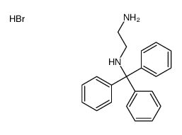 N-三苯甲基-1,2-乙二胺 氢溴酸盐结构式