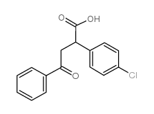 2-(4-氯苯基)-4-氧代-4-苯基丁酸结构式