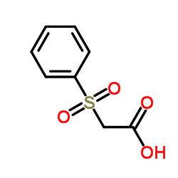 (Phenylsulfonyl)acetic acid Structure