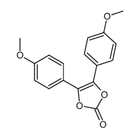 4,5-bis(4-methoxyphenyl)-1,3-dioxol-2-one结构式