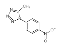 1H-Tetrazole,5-methyl-1-(4-nitrophenyl)- Structure