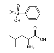 benzenesulfonic acid, DL-leucine-salt Structure