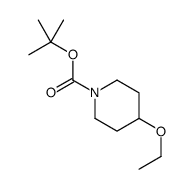 N-BOC-4-乙氧基哌啶结构式