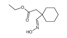 ethyl (1-hydroxyiminomethylcyclohexyl)acetate结构式
