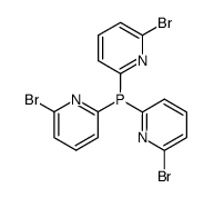 tris[2-(6-bromopyridyl)]phosphine Structure