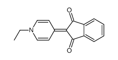2-(1-ethylpyridin-4-ylidene)indene-1,3-dione Structure