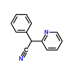 2-苯基-2-(2-吡啶基)乙腈结构式