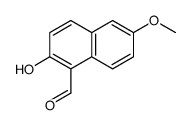 1-Naphthalenecarboxaldehyde, 2-hydroxy-6-methoxy- Structure