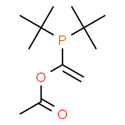 1-[Bis(1,1-dimethylethyl)phosphino]ethanol acetate结构式