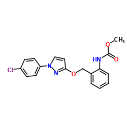 Methyl [2-({[1-(4-chlorophenyl)-1H-pyrazol-3-yl]oxy}methyl)phenyl]carbamate Structure