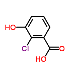 2-Chloro-3-hydroxybenzoic acid Structure