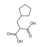2-(cyclopentylmethyl)propanedioic acid Structure