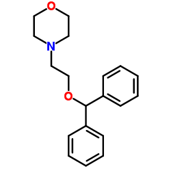 4-[2-(Diphenylmethoxy)ethyl]morpholine Structure
