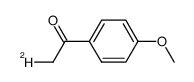 2-deuterio-1-(4-methoxy-phenyl)-ethanone Structure