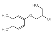 1,2-Propanediol,3-(3,4-dimethylphenoxy)- Structure