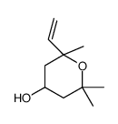 2-ethenyl-2,6,6-trimethyloxan-4-ol Structure