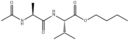 N-(N-Acetyl-L-alanyl)-L-valine butyl ester结构式