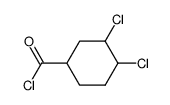 4,5-dichloro-1-cyclohexanecarboxylic acid chloride Structure