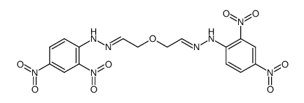 diglycolaldehyde bis(2,4-dinitrophenylhydrazone)结构式
