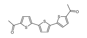 1-[5-[5-(5-acetylthiophen-2-yl)thiophen-2-yl]thiophen-2-yl]ethanone结构式