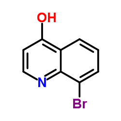 4-羟基-8-溴喹啉结构式