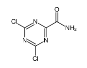 4,6-dichloro-1,3,5-triazine-2-carboxamide Structure